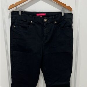 Lilly Pulitzer Black Straight Leg Jeans